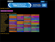 Tablet Screenshot of maxiplan.disneyfansites.com